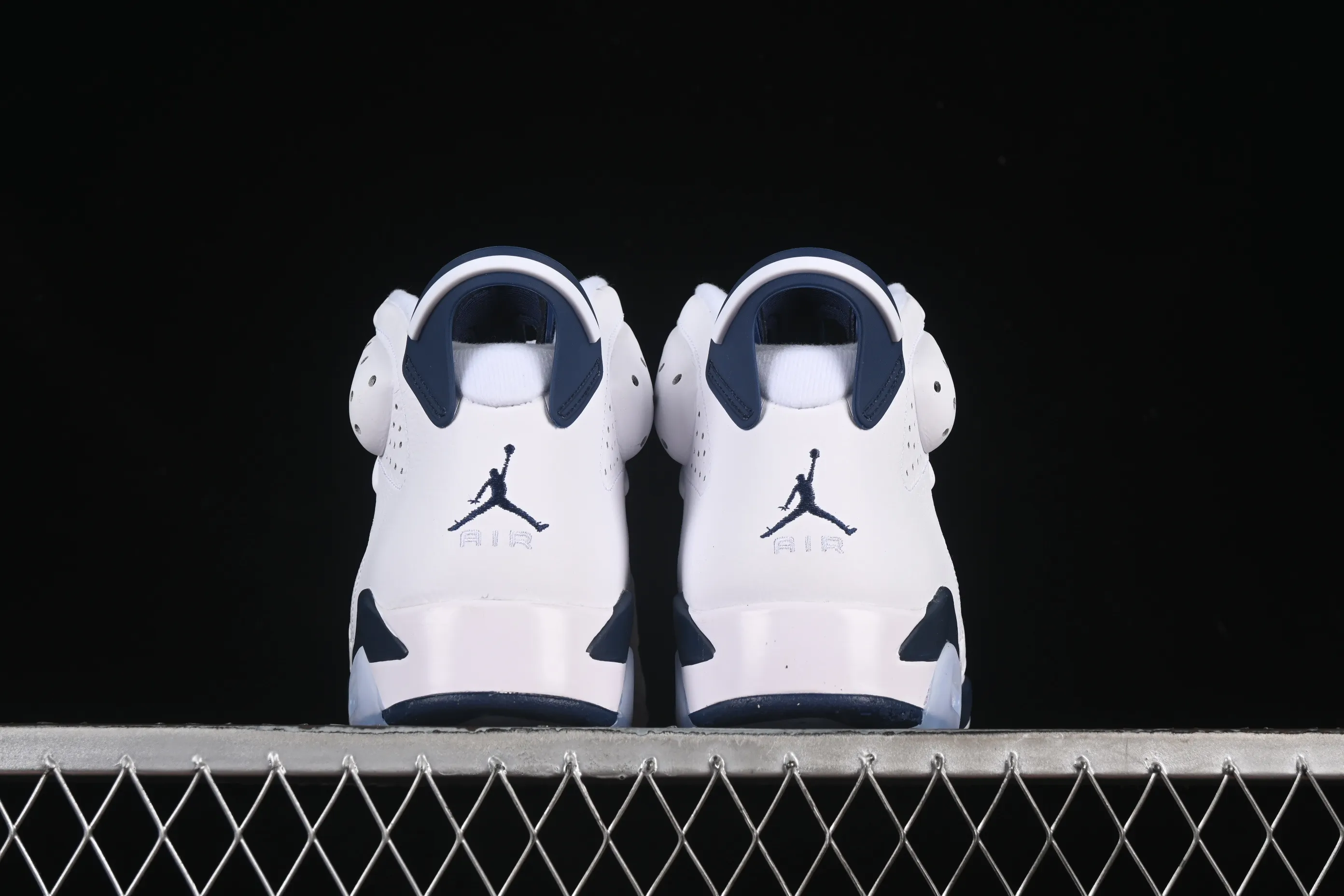 All categories Air Jordan Jordan series basketball shoes Air Jordan 6 F version Air Jordan 6 Retro "Midnight Navy" AJ6 Joe 6 white sea blue CT8529-141